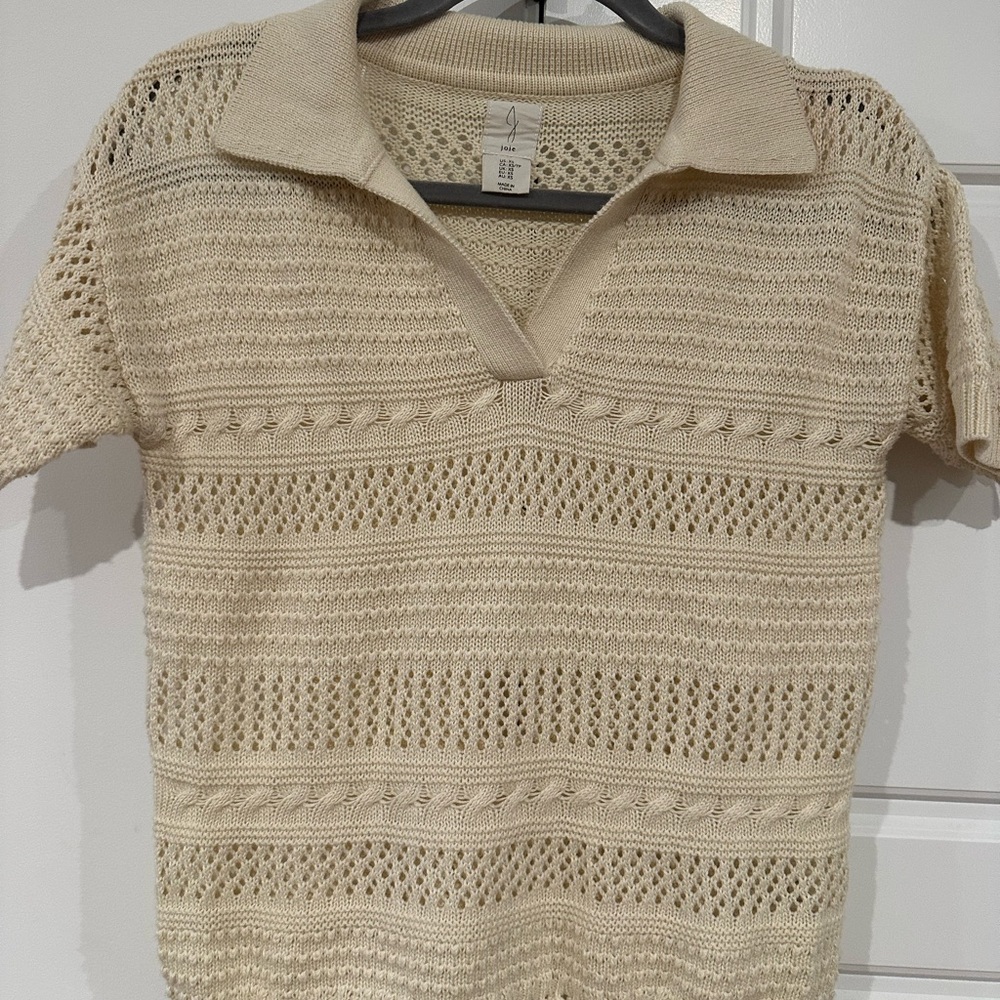 Joie Short Sleeve Knit Sweater